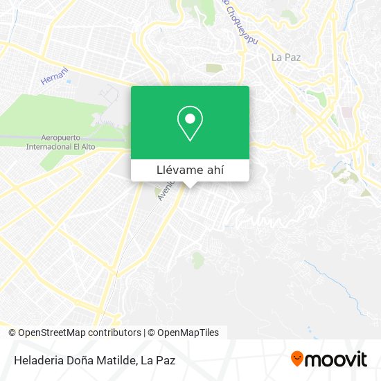 Mapa de Heladeria Doña Matilde