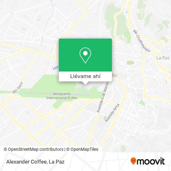 Mapa de Alexander Coffee