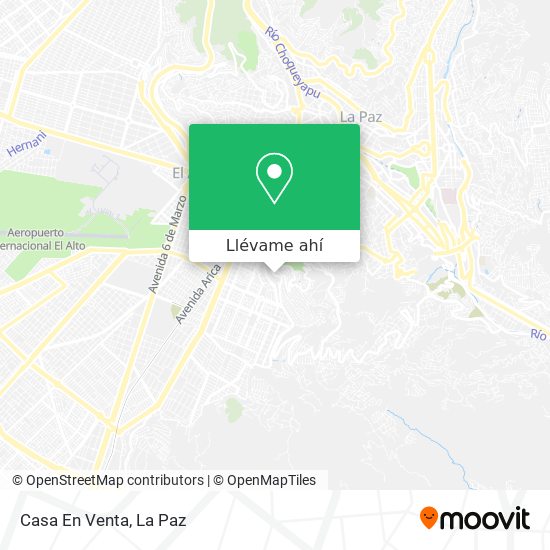 Mapa de Casa En Venta