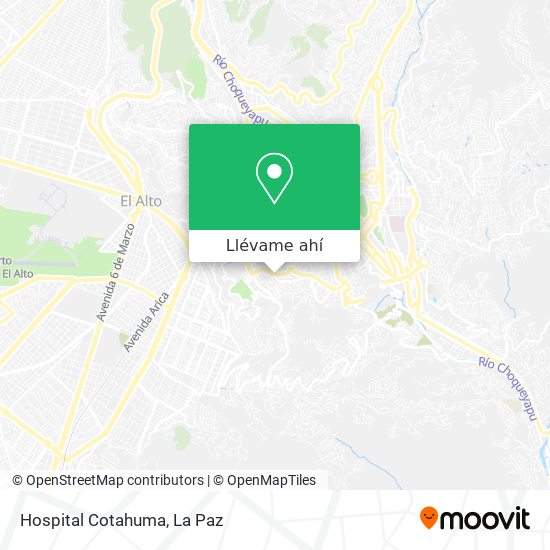 Mapa de Hospital Cotahuma