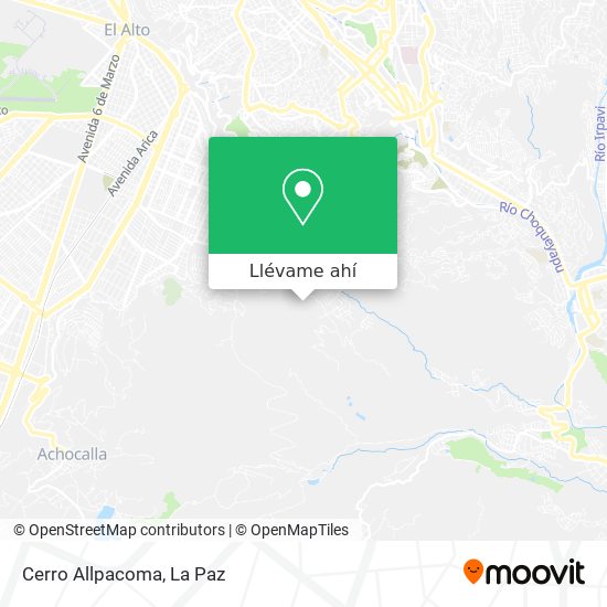 Mapa de Cerro Allpacoma