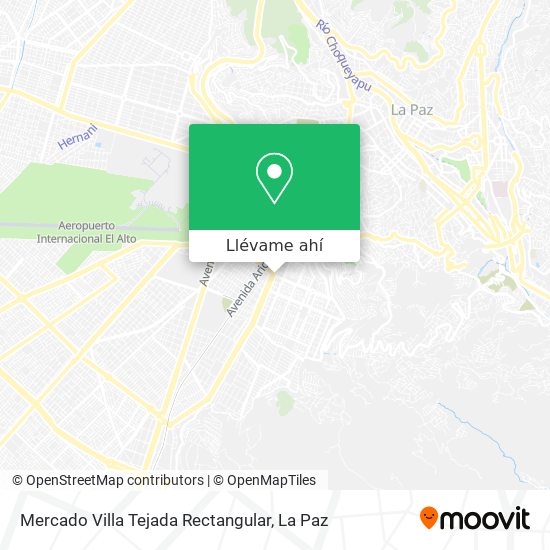 Mapa de Mercado Villa Tejada Rectangular