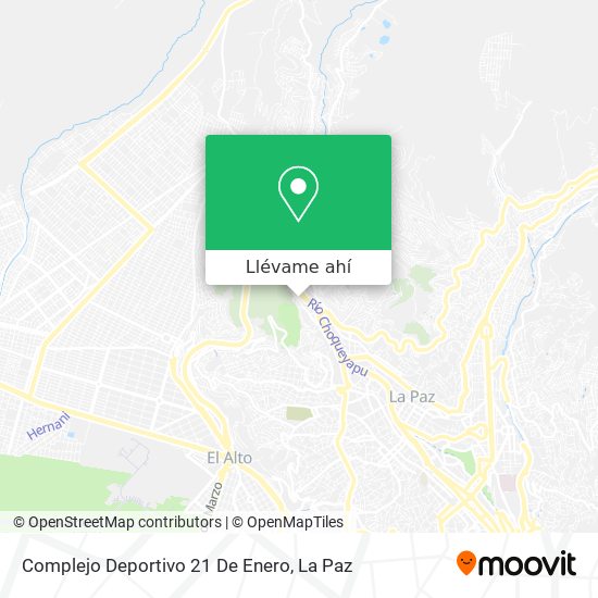 Mapa de Complejo Deportivo 21 De Enero