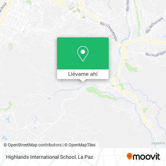 Mapa de Highlands International School