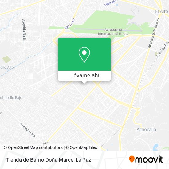 Mapa de Tienda de Barrio Doña Marce