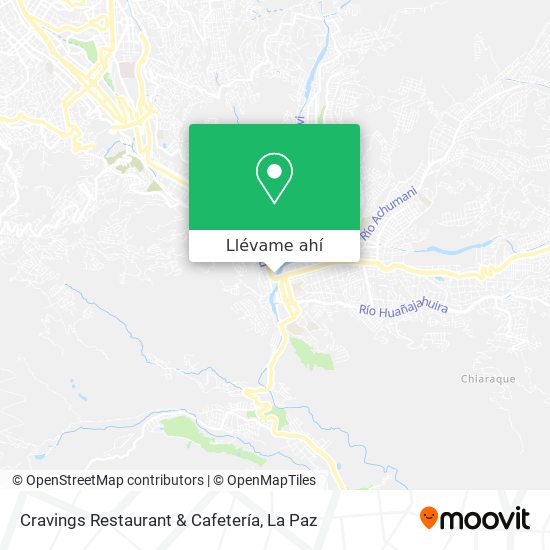 Mapa de Cravings Restaurant & Cafetería