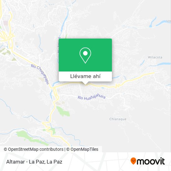 Mapa de Altamar - La Paz