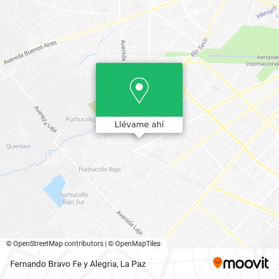 Mapa de Fernando Bravo Fe y Alegria