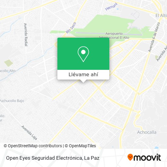 Mapa de Open Eyes Seguridad Electrónica
