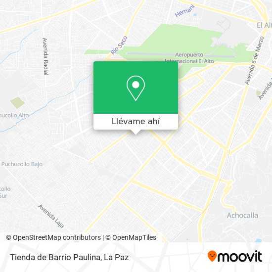 Mapa de Tienda de Barrio Paulina
