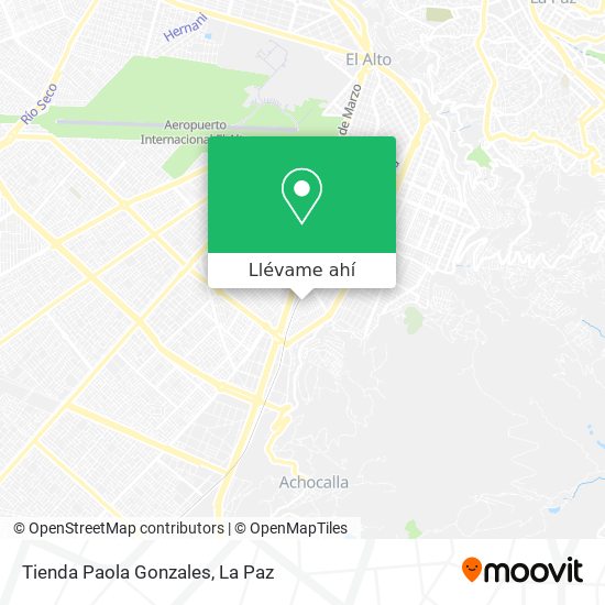 Mapa de Tienda Paola Gonzales