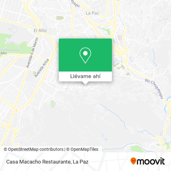 Mapa de Casa Macacho Restaurante