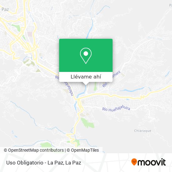 Mapa de Uso Obligatorio - La Paz