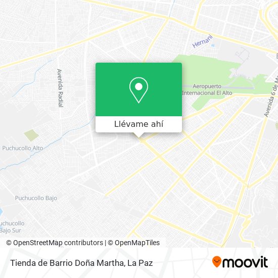 Mapa de Tienda de Barrio Doña Martha