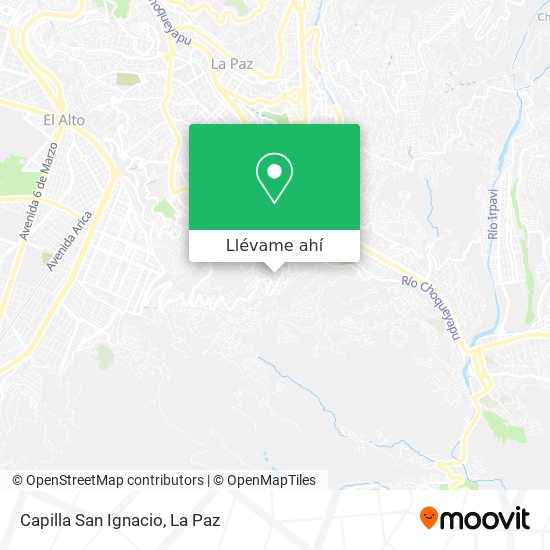 Mapa de Capilla San Ignacio