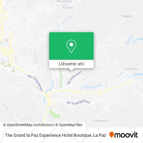 Mapa de The Grand la Paz Experience Hotel Boutique