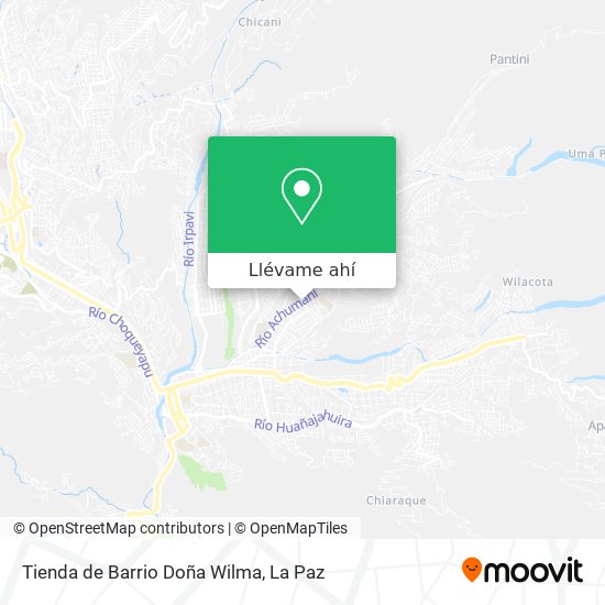 Mapa de Tienda de Barrio Doña Wilma