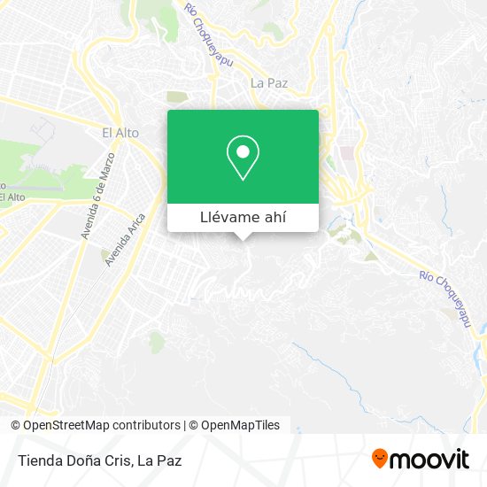 Mapa de Tienda Doña Cris