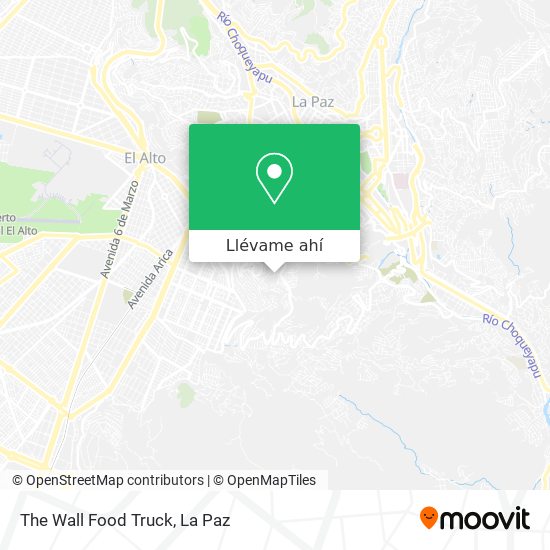 Mapa de The Wall Food Truck