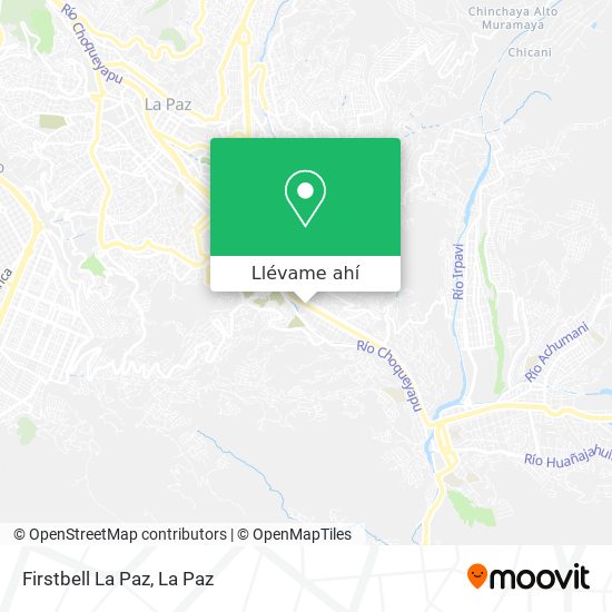 Mapa de Firstbell La Paz