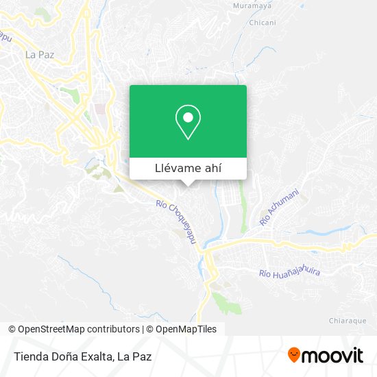 Mapa de Tienda Doña Exalta
