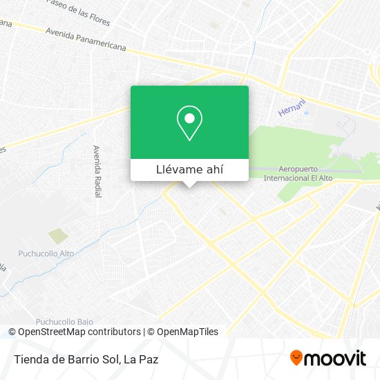 Mapa de Tienda de Barrio Sol