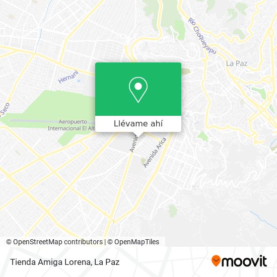 Mapa de Tienda Amiga Lorena