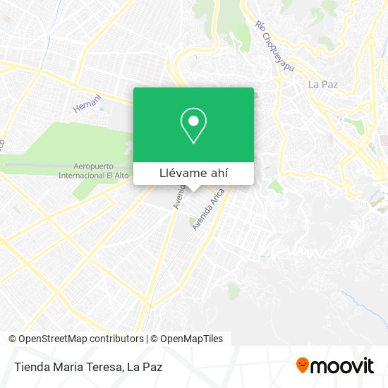 Mapa de Tienda Maria Teresa