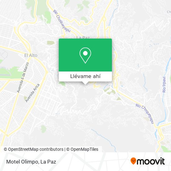 Mapa de Motel Olimpo