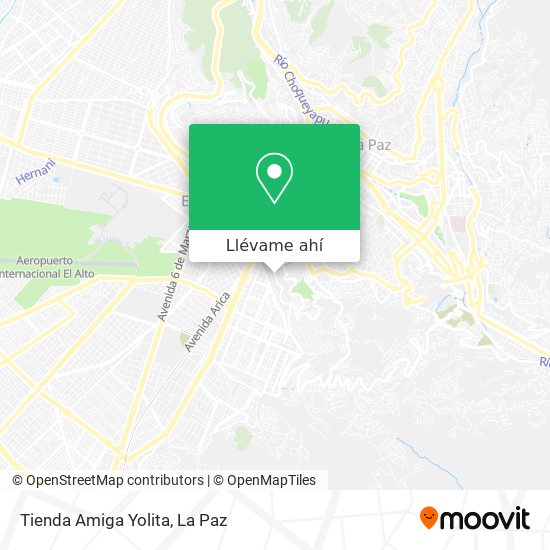 Mapa de Tienda Amiga Yolita