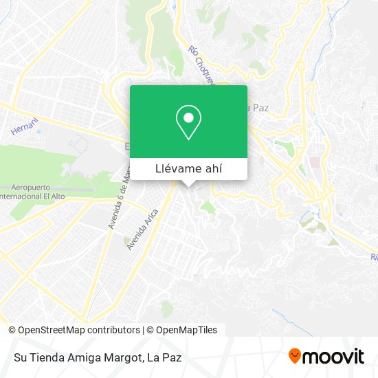 Mapa de Su Tienda Amiga Margot