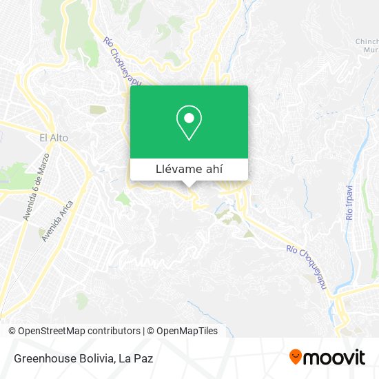 Mapa de Greenhouse Bolivia