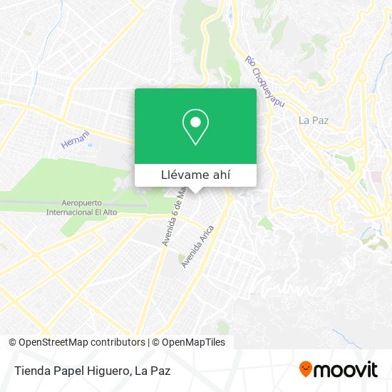 Mapa de Tienda Papel Higuero
