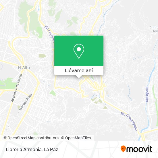 Mapa de Libreria Armonia