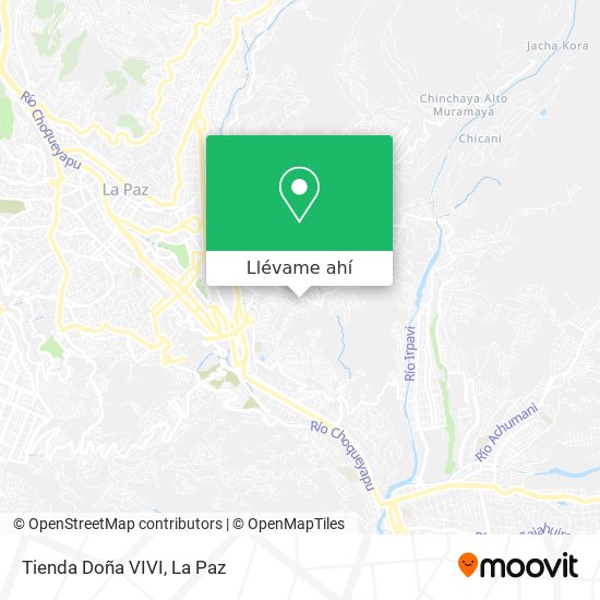 Mapa de Tienda Doña VIVI