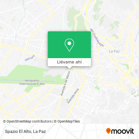 Mapa de Spazio El Alto
