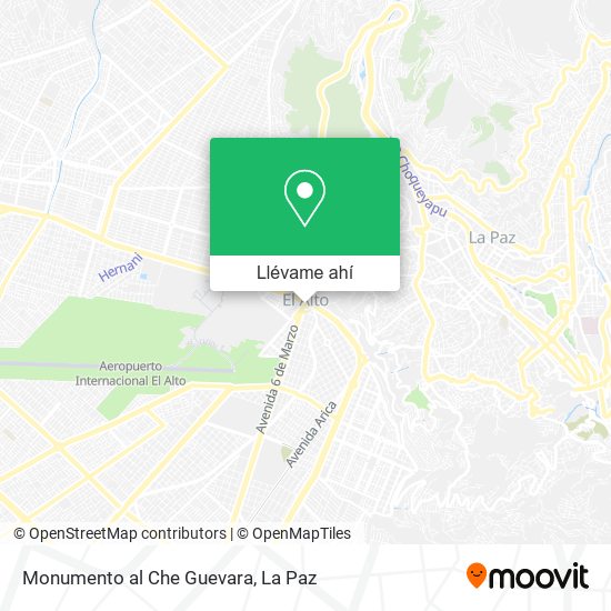 Mapa de Monumento al Che Guevara
