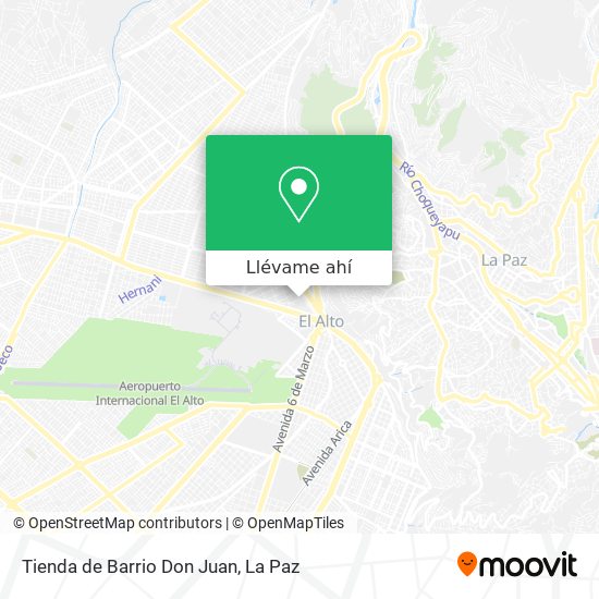 Mapa de Tienda de Barrio Don Juan