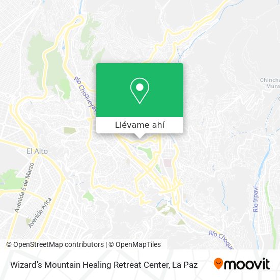 Mapa de Wizard's Mountain Healing Retreat Center