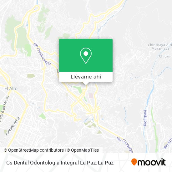 Mapa de Cs Dental Odontología Integral La Paz