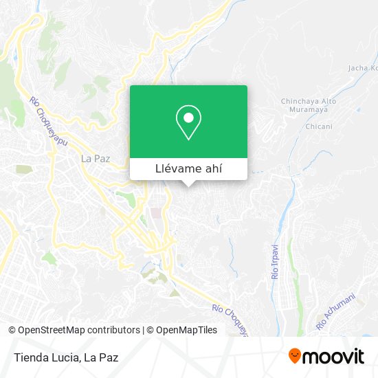 Mapa de Tienda Lucia