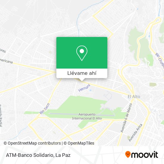 Mapa de ATM-Banco Solidario