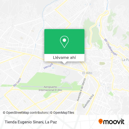 Mapa de Tienda Eugenio Sinani