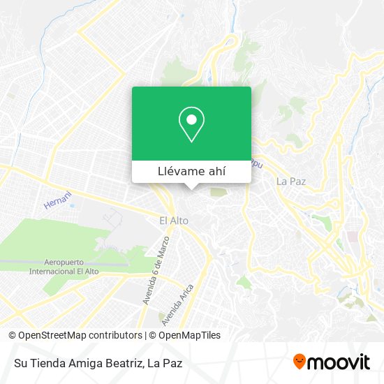 Mapa de Su Tienda Amiga Beatriz