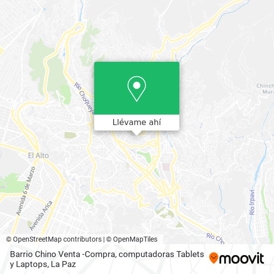 Mapa de Barrio Chino Venta -Compra, computadoras Tablets y Laptops