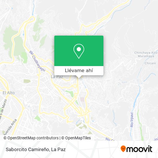Mapa de Saborcito Camireño