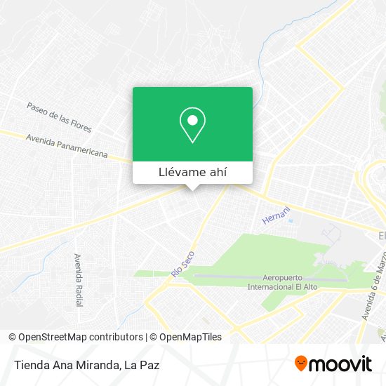Mapa de Tienda Ana Miranda