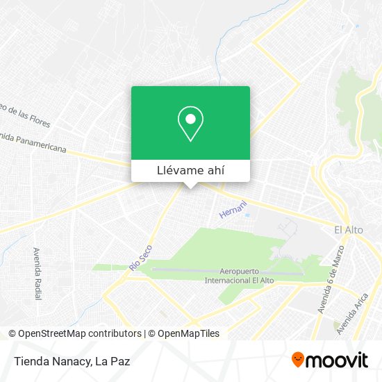 Mapa de Tienda Nanacy