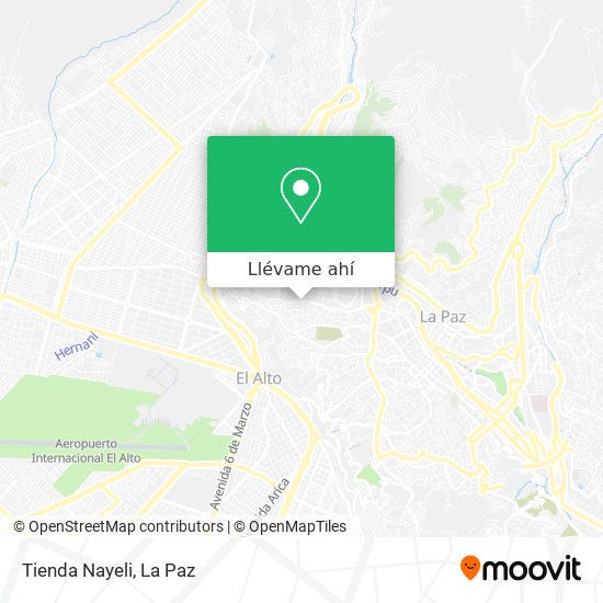 Mapa de Tienda Nayeli