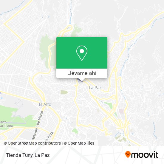 Mapa de Tienda Tuny